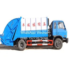 DONGFENG 4x2 4x4 RHD 8m3 압축 쓰레기 수집가 폐기물 처리 차량 쓰레기 압축 분쇄기 트럭 제조자