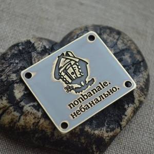 ป้ายโลหะแผ่นโลหะสี่เหลี่ยมแกะสลักโลโก้บริการตัดด้วยเลเซอร์ - Product Image 2