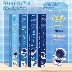 Kotak buta siswa Anime kreatif pena lucu kartun Capybara pena dapat dihapus tekan grosir alat tulis pena Gel dapat dihapus untuk pasokan - Product Image 5