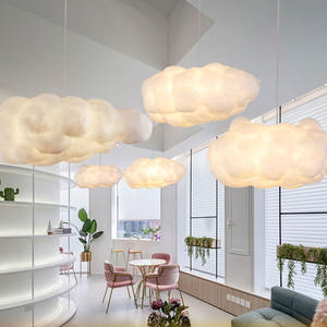 Lampada a nuvola <span class=keywords><strong>lampadario</strong></span> per soggiorno camera da letto per bambini latte negozio di abbigliamento scuola materna luci di divertimento" - Product Image 1