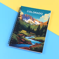 Individuell Bedruckter A4 A5 A6 B5 Softcover Schulplaner Blanko-Umschlag Dickes Spiralgebundenes Personalisiertes Notizbuch mit Logo