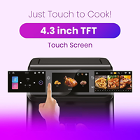 Nouvel Arrivage Appareil de Cuisine Professionnel de Qualité Alimentaire Friteuse à Air Numérique Sans Huile 6,5 L avec Fenêtre