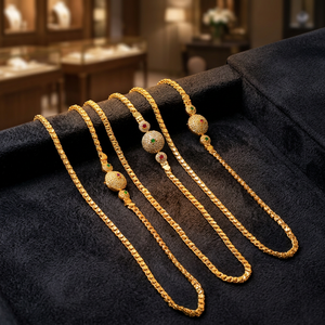 Wholesale 14K 18K 24K Micron Gold Plated Mopu <b>Chain</b> <b>Necklaces</b> CZ Stone <b>Chains</b> <b>Necklaces</b> Fashion Jewelry Mopu <b>Chain</b> with CZ Stone - Product Image 2