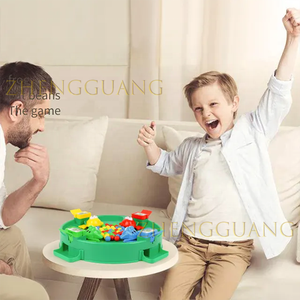 Zhengguang – jouets amusants pour enfants, grenouille mange des haricots, jeux de société en plastique, Double marteau, jeu de combat, décompression, jouet portable - Product Image 2