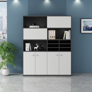 Armoire de classement mobile moderne de luxe à double porte, rangement classique pour livres avec panneau MDF pour usage en atelier - Product Image 5