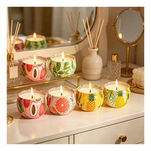 ชุดเทียนหอมในขวดแก้วพร้อมบรรจุภัณฑ์พรีเมียม กลิ่นวานิลลา ผสมถั่วเหลือง ตกแต่งบ้าน สไตล์บูติก คอลเลคชั่นสินค้าสุดหรู - Product Image 2