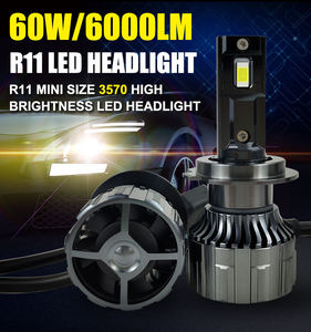 Faros para Camión, Luces para Motocicleta, Bombilla LED para Coche 12V 60W CSP 3570, Luz Delantera CSP Nueva para la Industria Automotriz, Haz Único 3800lm - Product Image 5