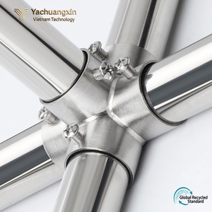Stainless Steel Round Connector for Industrial Manufacturing Hardware - Product Image 3