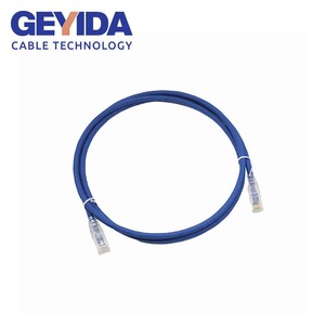 Geyida tốc độ cao CAT6 <span class=keywords><strong>Ethernet</strong></span> UTP RJ45 mạng dây vá cáp màu xanh tùy chỉnh chiều dài 2-năm bảo hành - Product Image 6