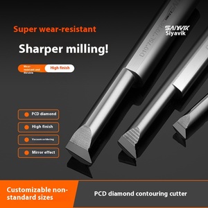 Dao phay tạo hình PCD bóng cao, lỗ nhỏ, cạnh vát 45 độ, cacbua vonfram, đường kính lỗ trong 3-6mm, độ chính xác 0.003 - Product Image 5