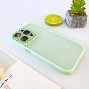 Matte ống kính chống sốc Frosted bán buôn sang trọng trong suốt tùy chỉnh PC TPU trở lại mờ bảo vệ mới tốt điện thoại di động trường hợp - Product Image 3