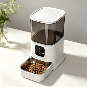 Pet Feeder With <b>Camera</b> Pet <b>Smart</b> Feeder <b>WiFi</b> Automatic Pet Feeder Shockproof Plastic Shell - Product Image 1