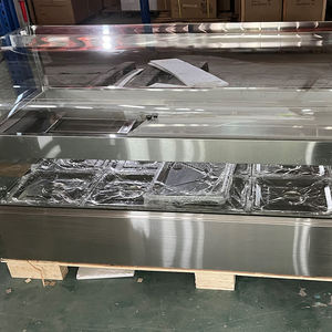 ตู้โชว์อาหารอุ่นร้อนแบบ Bain Marie 2 ชั้น ยี่ห้อ Restaurant Popular 1/1 GN พร้อมไฟส่องสว่าง - Product Image 2