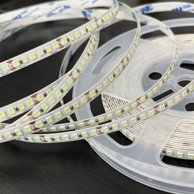 Flexible 2835 LED Strip Light Strings 24v 180Leds/m 3000K/4000K/6000K IP67 Waterproof Stainless Steel Double-Sided Electroplated