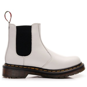 White Genuine Leather <b>Boots</b> Ankle Height Round Toe Elastic Side Flat Heel Mesh Lining All Seasons <b>Pant</b> Shoes Wholesale - Product Image 5