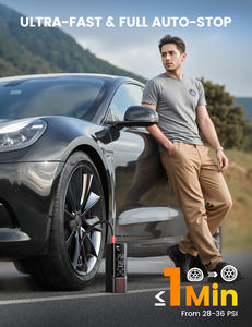 เครื่องสูบลมยางแบบพกพา Lamicall VHEP01-N ดีไซน์ใหม่ แรงดัน 150PSI ปั๊มลม<span class=keywords><strong>ไฟ</strong></span>ฟ้าไร้สาย แบตเตอรี่ 5000mAh สำหรับรถยนต์และรถกระบะ - Product Image 4