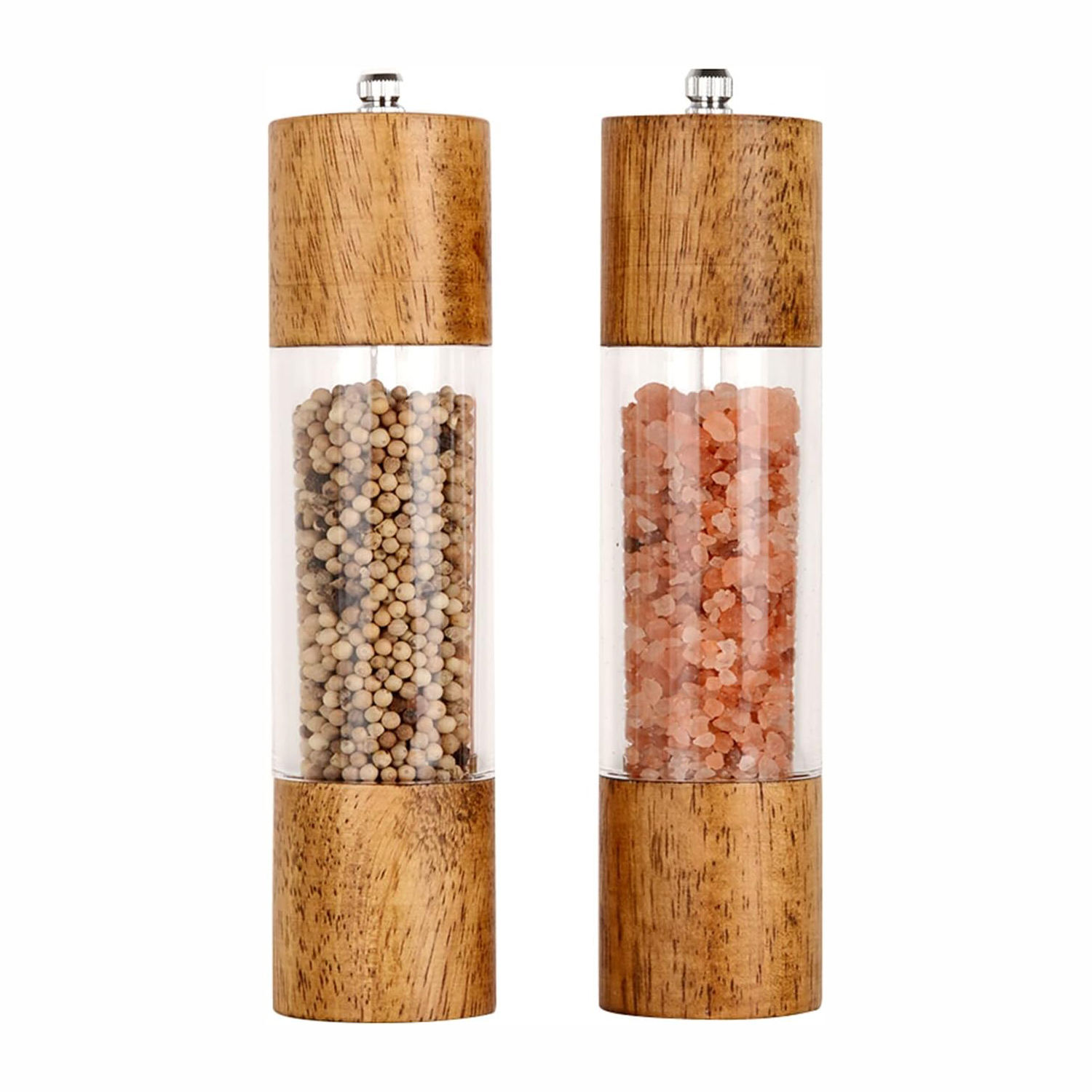 wood set of 2 with base