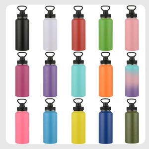 Space Kettle Sports <b>Bottle</b> 18oz 32oz 40oz Double Wall <b>Stainless</b> <b>Steel</b> Vacuum Flask <b>Insulated</b> <b>Water</b> <b>Bottle</b> For Outdoor Use - Product Image 1