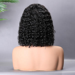 Pelucas de Cabello Humano 5x5 con Ondas de Agua, Nudos Decolorados, Sin Pegamento, Pre-Arrancadas, Encaje Frontal 13x4, 100% Virgen, Pequeñas con Cabello de Bebé - Product Image 4