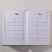Journal de grossesse en lin avec logo personnalisé, entièrement personnalisable, estampé à l'or, livre de souvenirs pour les futures mamans
