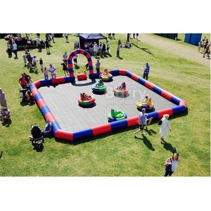 Nhà Máy Trung Quốc Giá Rẻ Đua Xe Theo Dõi <span class=keywords><strong>Inflatable</strong></span> Nhà Máy Trung Quốc Bán - Product Image 2