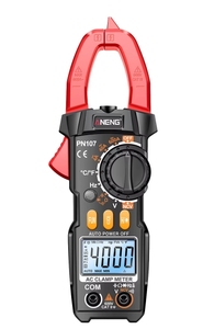 Pn107 tự động kỹ thuật số kẹp Meter Cat II 600V AC/DC điện áp <span class=keywords><strong>MULTITESTER</strong></span> LCD đúng RMS 4000 đếm điện vạn năng Tester - Product Image 2