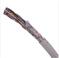 Câble de commande blindé LiYCY, câble de signal flexible multiconducteurs en cuivre, tresse en cuivre étamé, protection EMC, norme DIN VDE 0812
