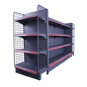 Hochwertige Großhandel Lebensmittel Supermarkt Regale Einheiten Gondel Shop Regal Metall Store Racks zum Verkauf - Product Image 4