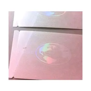 투명 홀로그램 오버레이 id 카드