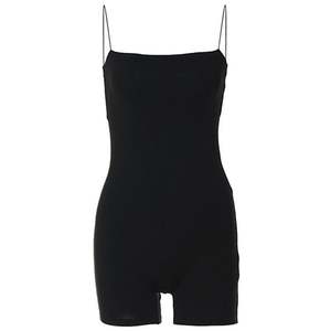 Negro Skinny Strap sin mangas Street Woman Rompers Club Bodycon <span class=keywords><strong>Body</strong></span> En Jumpsuits <span class=keywords><strong>Body</strong></span> Clothes Vintage <span class=keywords><strong>Suit</strong></span> Catsuit - Product Image 5