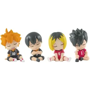 ของเล่นไฮคิวส์ ชุดฟิกเกอร์แบบสุ่ม คาเงยามะ โทบิโอะ โคซึเมะ เคนมะ โมเดลฟิกเกอร์น่ารัก ตุ๊กตาตั้งโชว์ ของขวัญ - Product Image 1