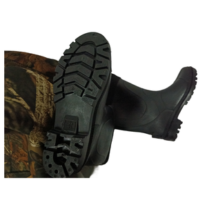 <span class=keywords><strong>Cuissardes</strong></span> à bout en acier néoprène 4mm avec sangle réglable PVC Bottes Feuille Camo Design Imperméable pour la chasse Pêche <span class=keywords><strong>Grande</strong></span> Poche - Product Image 5