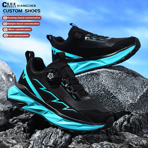 Chaussures de sport pour hommes personnalisées OEM ODM, légères, respirantes, antidérapantes, chaussures de randonnée, chaussures de marche, logo personnalisé, chaussures de course en plein air - Product Image 1