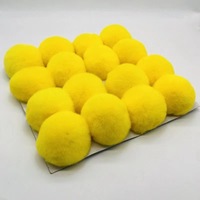 Pendentifs en fausse fourrure DIY en stock en gros, forme de boule de 3 cm à 10 cm, style fourrure de lapin, provenant de la source du fabricant