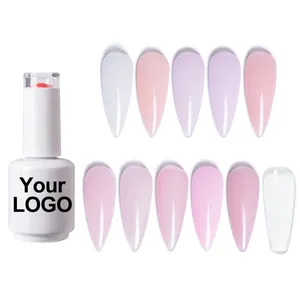 2023 Jaar Nieuw Product Gel Brush-On Builder Uv Gel In Fles 15Ml Vloeibare Uv Zachte/Harde Gel Polish Voor Nagels Extensions