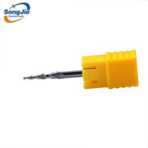 Tùy chỉnh hợp kim phay cắt nhà máy hình nón bóng mũi cuối máy xay vonfram CNC phay cacbua cuối nhà máy cắt - Product Image 2