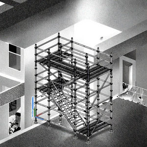 प्रथम इस्पात ट्यूबलर मचान और परियोजनाओं के लिए त्वरित लॉक मचान सुरक्षित मचान - Product Image 1