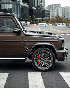 Vente d'usine <span class=keywords><strong>Mercedes</strong></span> classe G W464 Bodykit mise à niveau Topcar Style matériau en Fiber de carbone <span class=keywords><strong>sec</strong></span> jupes latérales ailes supérieures assemblage pare-chocs - Product Image 2
