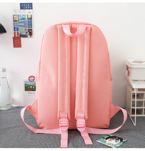 Mochila Escolar de Gran Capacidad para Adolescentes, Venta al por Mayor <span class=keywords><strong>2026</strong></span>, Mochila de Lona Impermeable para Viajes, Juego de 5 Piezas - Product Image 2