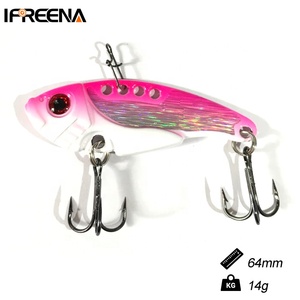 Liquidation de stock d'usine cuillère de pêche en eau salée lame noire premium pesca 21g 28g métal vib leurre pêche - Product Image 3