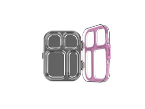2025 Boîte à lunch Bento isolée 304 Boîte <span class=keywords><strong>Tiffin</strong></span> en acier inoxydable pour adultes Conteneur de nourriture chauffant sans BPA Boîte à lunch en métal pour adultes - Product Image 5
