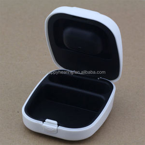 Estuche de Transporte de Alta Calidad y Conveniente para Kits BTE/CIC/FP, Material ABS Blanco, HappyHearing - Product Image 4