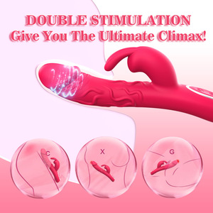 Weiblicher Kaninchen-Vibrator aus Silikon, G-Punkt-Stimulator, Wasserdicht IPx5, USB-Aufladbar, 200g Erwachsenen-Spielzeug - Product Image 3