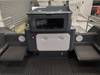 Bateau à moteur en alliage d'aluminium à grande vitesse de 23ft 7m avec moteur hors-bord de 2.45m/8ft pour la pêche durable et certifié CE 1580kgs