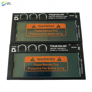 하이 퀄리티 전문 조정 가능한 그늘 태양열 구동 UV IR 보호 용접 헬멧 교체 자동 어둡게 필터 렌즈 - Product Image 2