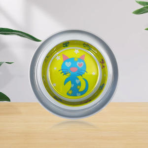 Processamento personalizado Único Anti-Knock Bamboo Fiber <span class=keywords><strong>Pet</strong></span> <span class=keywords><strong>Bowl</strong></span> Descartável Gato e Cachorro Tigela com Bacia de Alimentos para Beber - Product Image 4