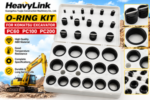 Kit de joints toriques NBR pour excavatrice Komatsu PC60 PC100 PC200, jeu de joints hydrauliques pour distributeur et pompe hydraulique - Product Image 1