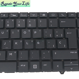 Clavier d'ordinateur portable rétroéclairé en espagnol pour HP <span class=keywords><strong>Zbook</strong></span> <span class=keywords><strong>x360</strong></span> G5 <span class=keywords><strong>ZBook</strong></span> Studio G5 1050 G1 XW1 SG-91610-2EA SN6173BL1, neuf, noir - Product Image 4