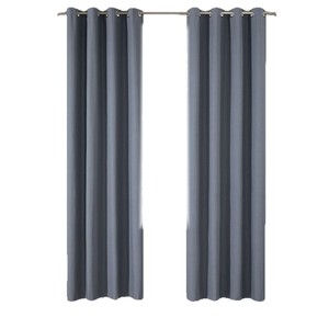 Rideaux insonorisants <span class=keywords><strong>et</strong></span> isolants thermiques XinLan pour <span class=keywords><strong>porte</strong></span> <span class=keywords><strong>et</strong></span> fenêtre, chambre à coucher, beige, 100 % polyester, modernes, à œillets, 1 pièce - Product Image 5