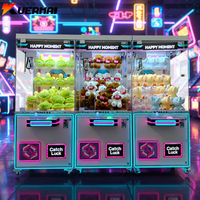 Machine à griffes d'arcade pour peluches, distributeur de petits cadeaux individuels, à monnayeur, version anglaise